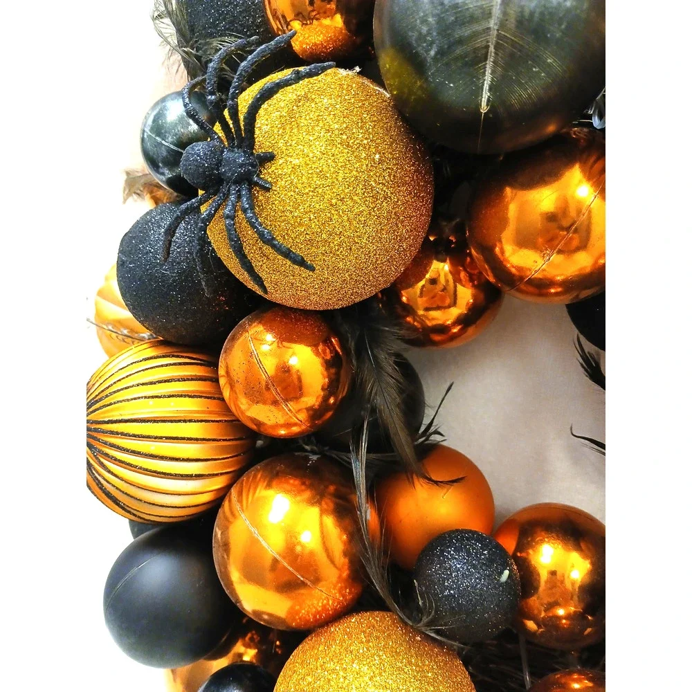 Spider Wreath Halloween Large 18